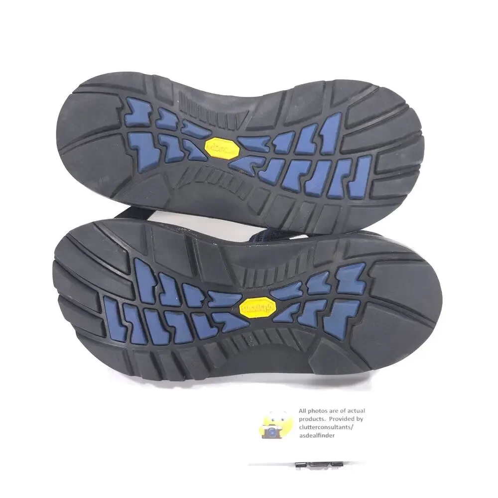 Chaco Classic Strappy Outdoor Trail Adjustable Sandals Mens Size 10 Black Blue